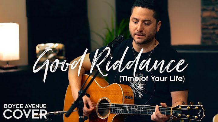 Good Riddance (Time of Your Life) Cover version - Cover performance video thumbnail