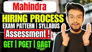 Mahindra Campus Hiring 2025 – Exam Pattern & Selection Process | Direct Test | GET | PGET | Gagt