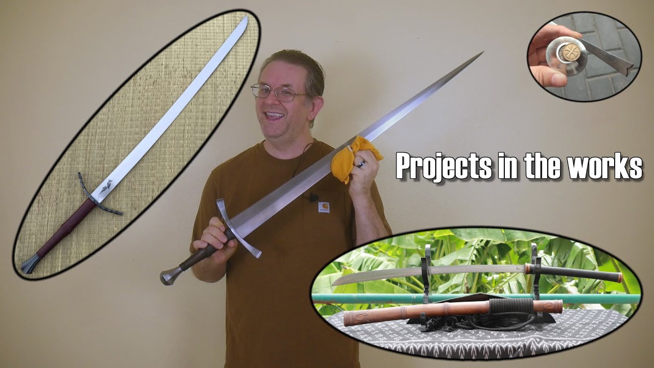 Projects in the works swords & scabbards YouTube