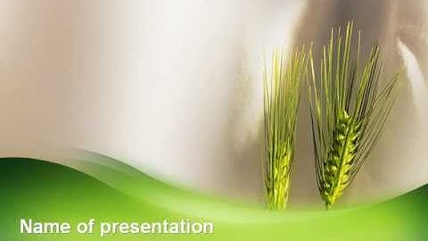 Work On The Farm PowerPoint Template by PoweredTemplate.com