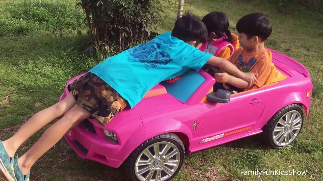 barbie car videos