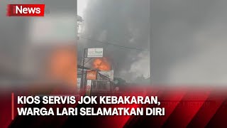 Kios Servis Jok Kebakaran di Jatiwaringin, Warga Lari Selamatkan Diri | iNews Malam 19/01 Segmen 01