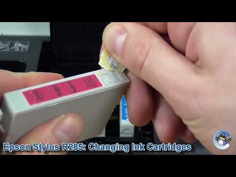 Epson Stylus Photo R285: How to Change/Replace Ink Cartridges