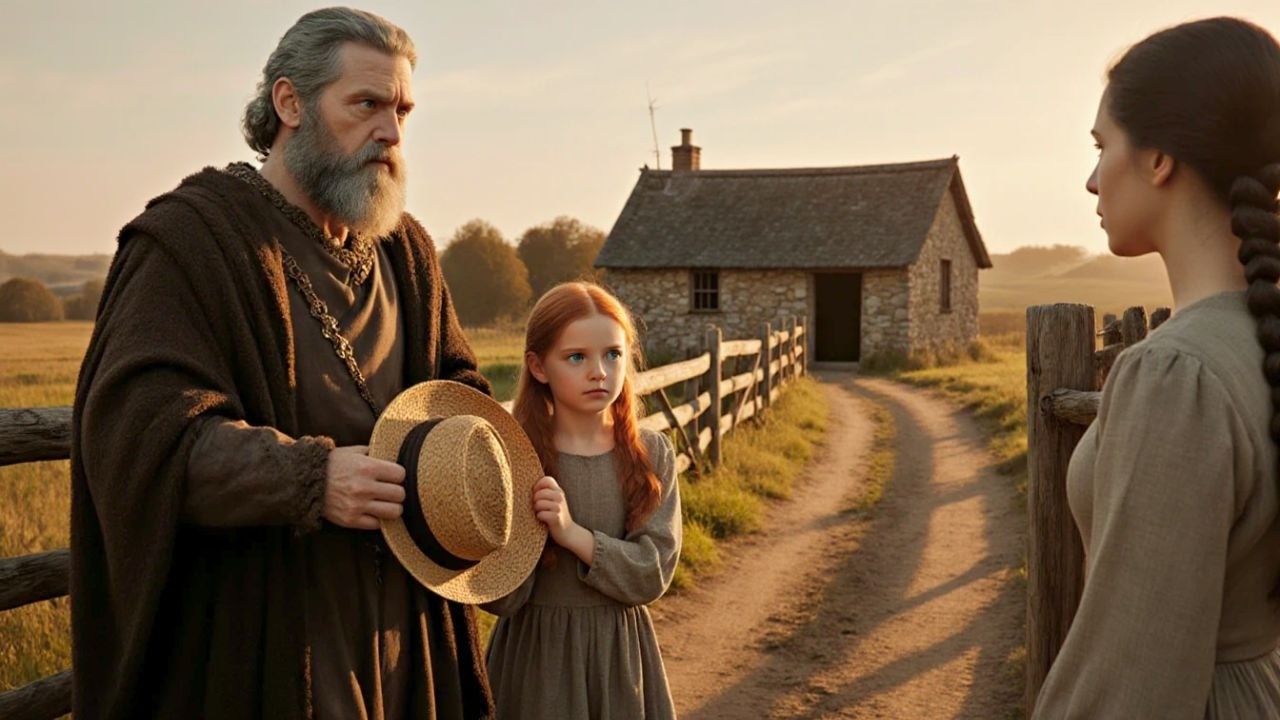 UN REY DISFRAZADO Y SU HIJA LLEGARON A LA PUERTA DE UNA VIUDA PIDIENDO TRABAJO COMO GRANJEROS, PERO.