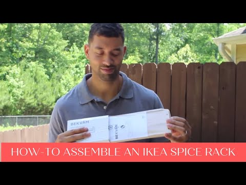 How to Build an Ikea Spice Rack - Easy Step-by-Step - Ikea bekväm hack
