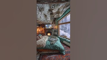 Which bedroom would you enjoy the winter forever?❄️☃️ #aesthetic #aurora #relaxing #vibes #asmr