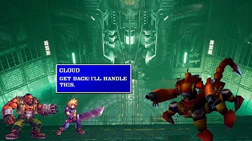 Final Fantasy 7 Remake - No Damage Cloud Vs. Scorpion Sentinel