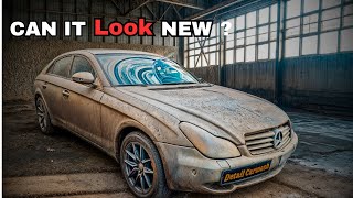 Restoring the worst black Mercedes-Benz I've ever seen! | ABANDONED CLS 350 screenshot 4