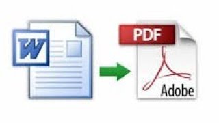 طريقة حفظ ملف الوورد بصيغة PDF بي دي اف