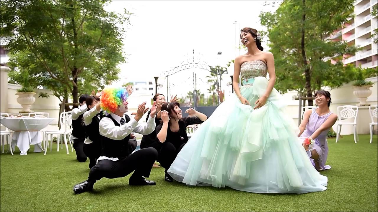 フラッシュモブサプライズ 結婚式披露宴 「Runaway baby」 YouTube
