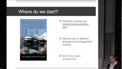 Ashleen Benson - Scientific Approaches for Comprehensive Fishery Evaluation