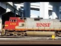 BNSF Fakebonnet 4707 Second Out on A Unit Hopper Train