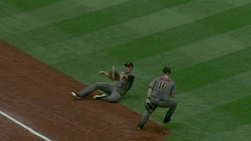 ARI@NYM: Drury slides to snare a line drive in left