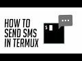 How send SMS using Termux