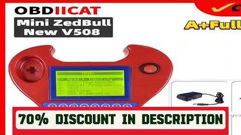 A must-have product! Newest V508 Super Smart Mini ZedBull Car Transponder Key Programming Mini Zed