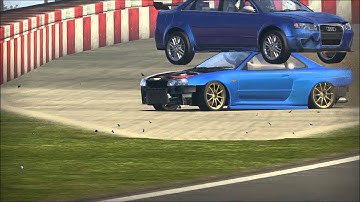 Shift 2 amazing crash - car on the roof