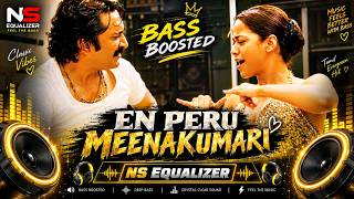 En Peru Meenakumari Bass Boosted | Kanthaswamy | DSP | Chiyaan Vikram | Shriya Saran || NS Equalizer