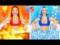 【炎VS氷の女のチャレンジ】炎の女VS氷の女の不器用な状況 by RATATA