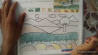 Pattern landscape,  class 5th,