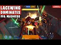 Dominating against real players in ffa with lacewing   mech arena