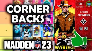 RANKING the BEST Cornerbacks in Madden 23 Ultimate Team (Tier List)