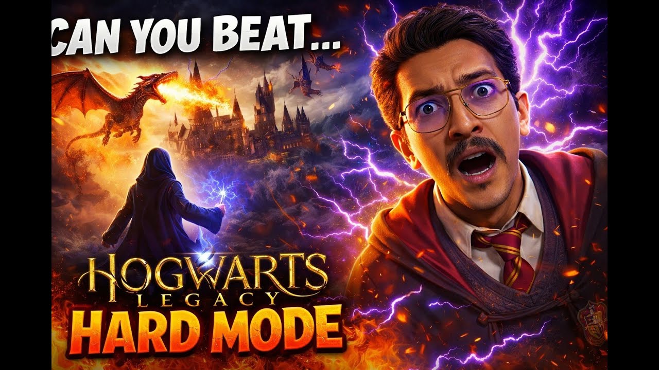 Hogwarts Legacy Hard Mode LIVE 😱 | Brutal Combat, No Mercy | First Try 