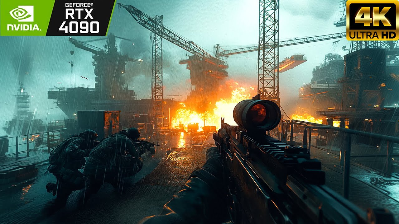 DARK WATER OPERATION (PC) Immersive ULTRA Realistic Graphics RTX 4090 Gameplay [4K] Call of Duty