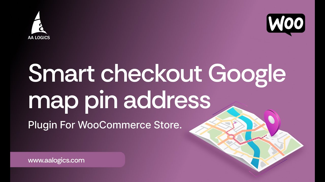 Google Map Pin Address For Woocommerce - YouTube