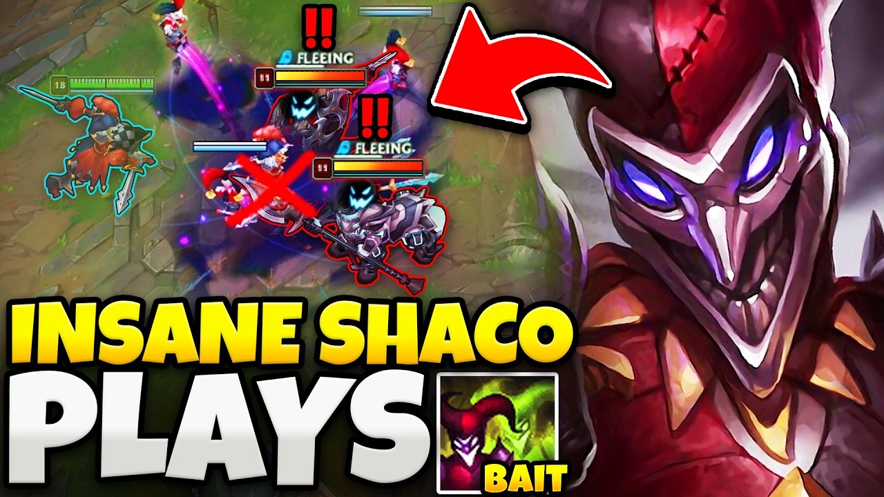 WHEN PINK WARD GOES CRAZY ON AP SHACO!! (INSANE OUTPLAYS)