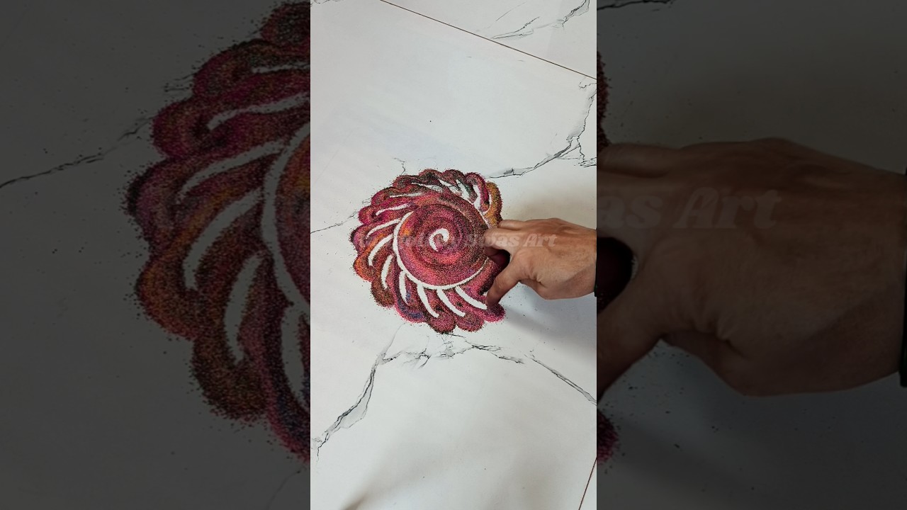 Used Rangoli Rangoli | Jhat pat pata pat rangoli 