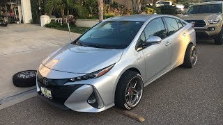 Putting My Widebody Spec FRS Wheels on a PRIUS! *CRAZY*