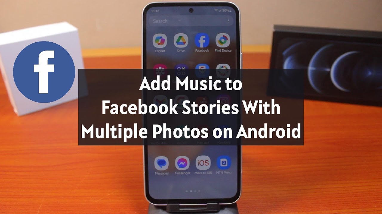 How to Add Music to Facebook Stories With Multiple Photos on Android