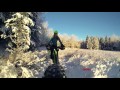 Raw video REAR VIEW: Fat biking through Far North Bicentennial Park