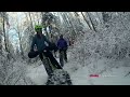 Raw video REAR VIEW: Fat biking through Far North Bicentennial Park