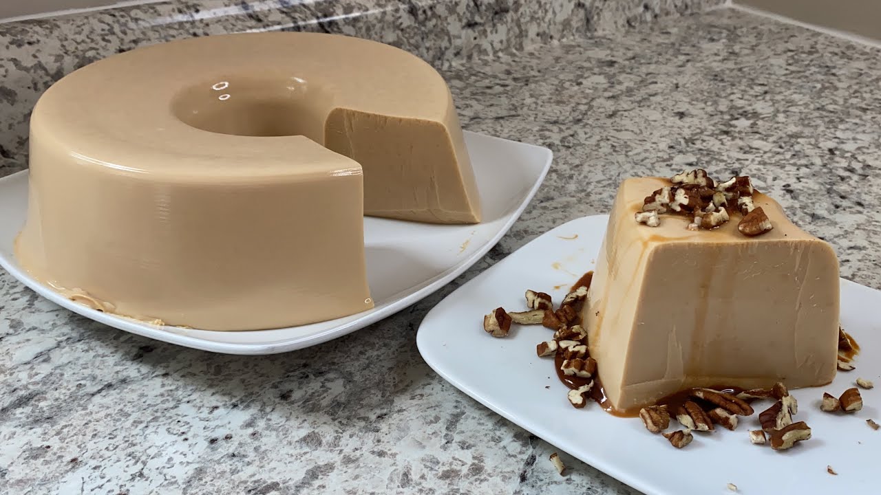 Gelatina 3 Ingredientes de Cajeta o Dulce de Leche