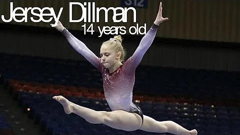 Jersey Dillman - Amazing 14 year old gymnast! (Lev...