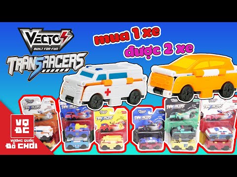 Video Mở hộp trọn bộ sưu tập xe biến hình Transracer 2 trong... - youtube