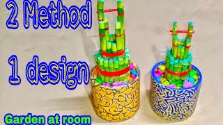 Beautiful Lucky bamboo decoration idea // new design of lucky bamboo // lucky bamboo design at home.