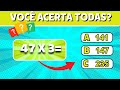 QUIZ DE MATEMÁTICA - Vamos Treinar  Continhas de  Multiplicações I  Continhas Básicas