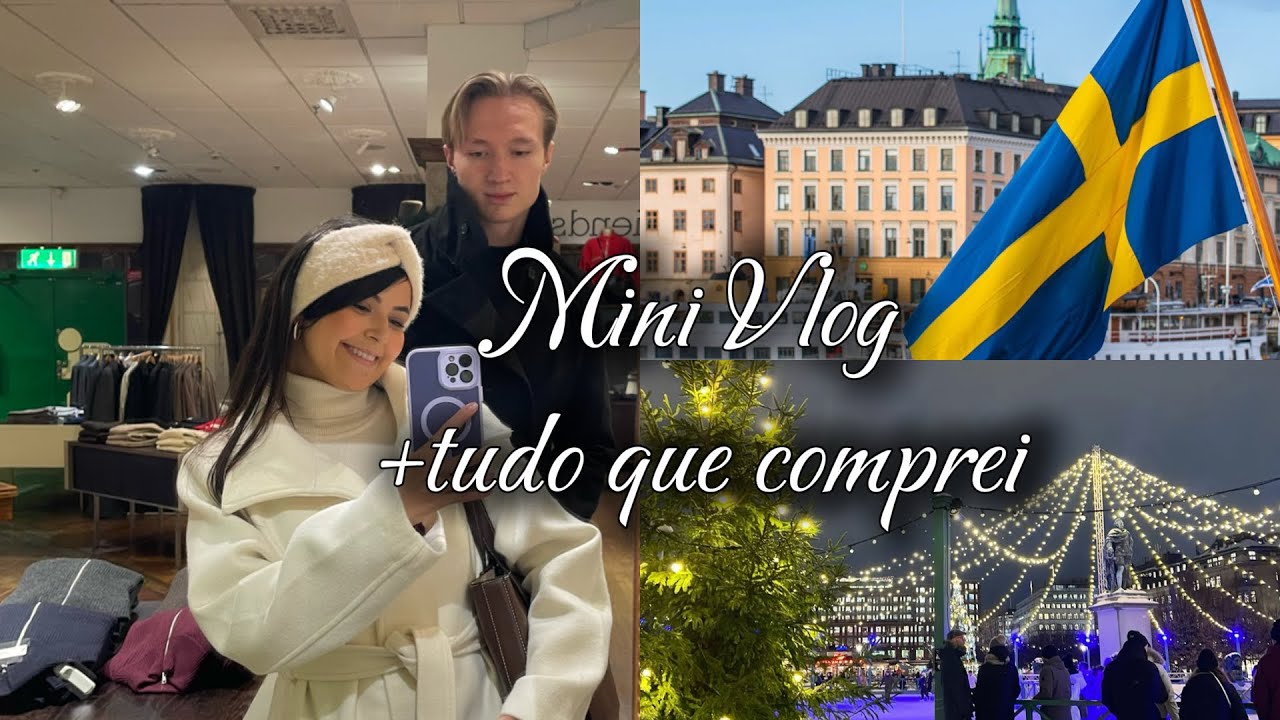 Mini vlog em Estocolmo na Black Friday | mostrando TUDO que comprei 