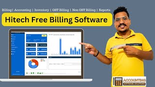 Hitech billing software | free billing software for retail shop | download & Install tutorial hindi screenshot 4