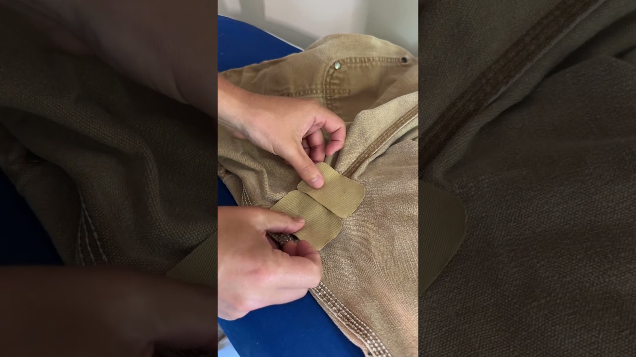 Repairing crotch blowout in Jeans / Carhartt pants 