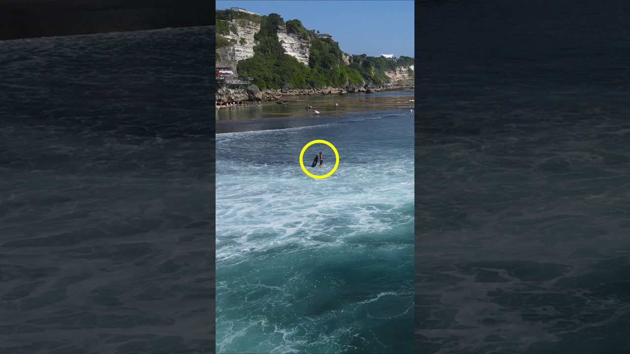 Nightmare Paddle Out At Small Uluwatu! 