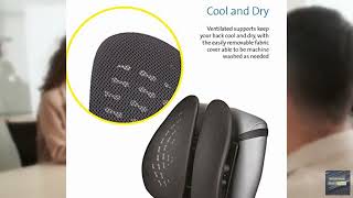 Review - Kensington SmartFit Conform Back Rest - Ergonomic & Height Adjustable Lumbar Sup screenshot 3