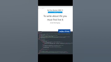 How Make Simple Generate Quotes with HTML, CSS & JS #tutorial #html5 #css #bts #quotes