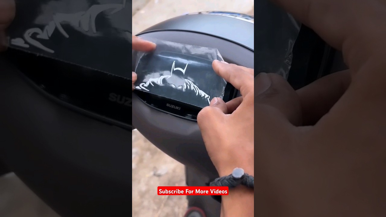 Suzuki Access 125 Meter Sticker Design 