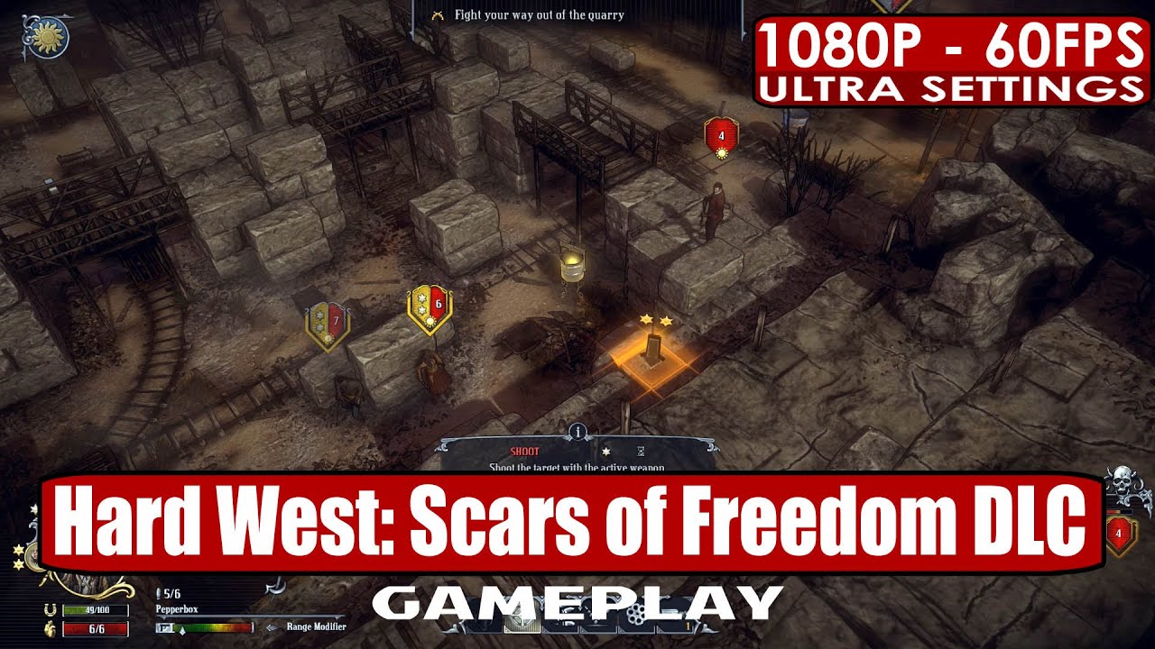 Hard West: Scars of Freedom gameplay PC HD [1080p/60fps]
