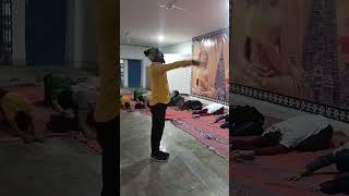 #Rabbit pose #after शीर्षासन#