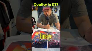 Difference in Quality of DTF Prints