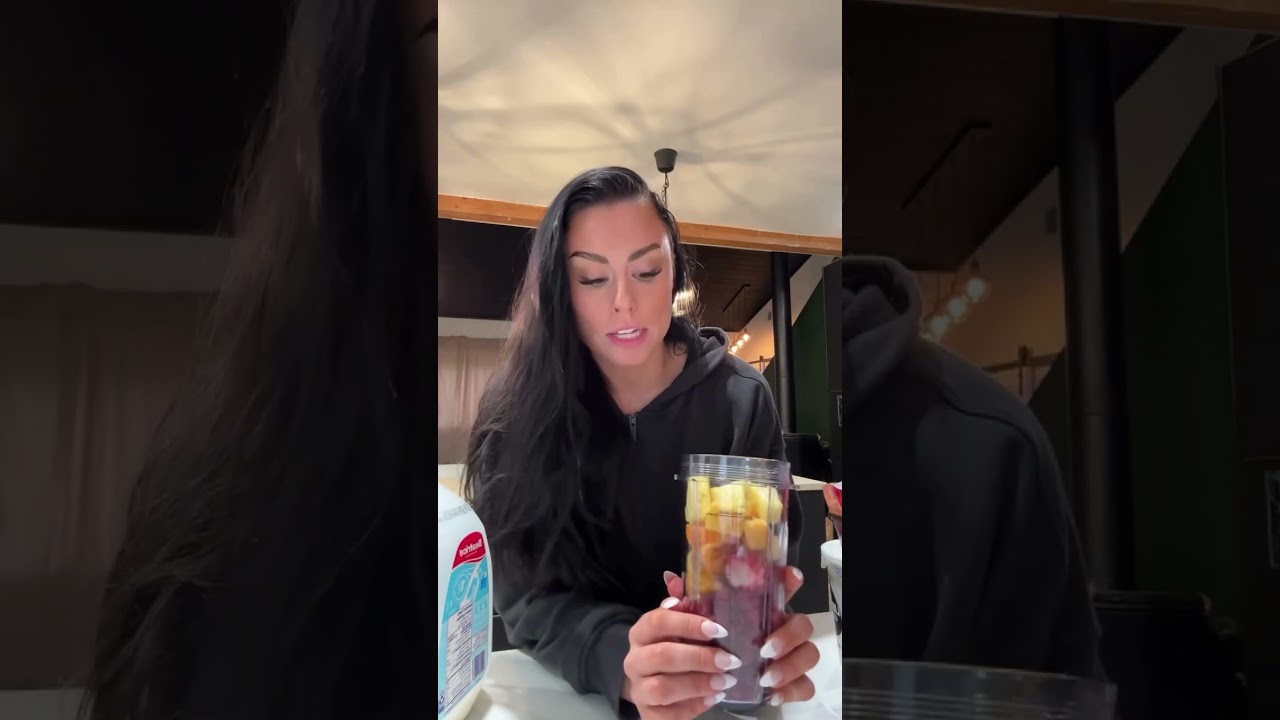 45g Protein Smoothie with Legion Whey+ 🍒🥭🍍